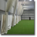 retracted cricket nets